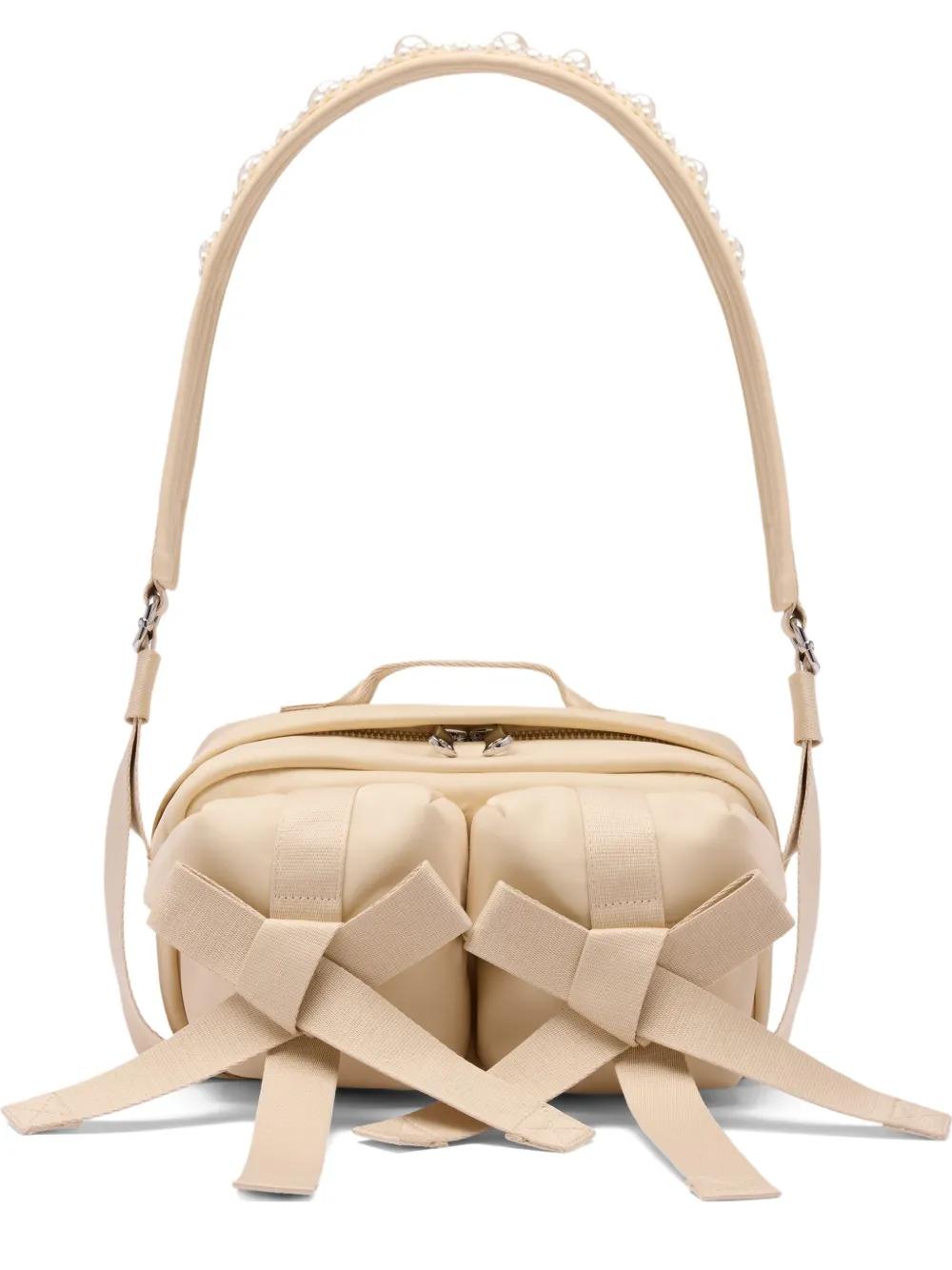 Simone Rocha Spiked Leather Shoulder Bag Handbag Purse USED