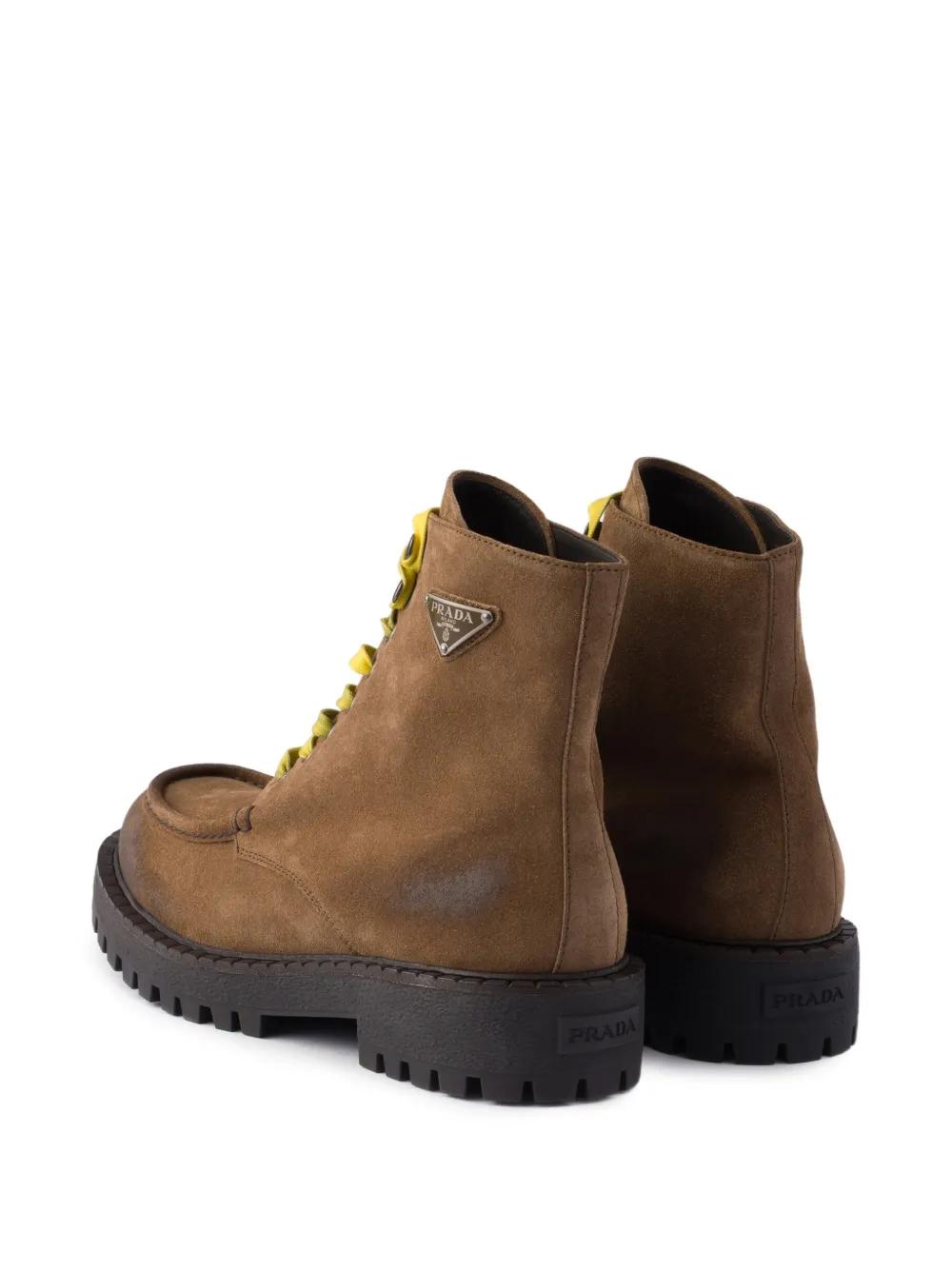 LOW PRICE!!! Prada Men\'s Dark Brown Suede Lace-Up Ankle Boots with Black Laces s-l400.jpg main image 4