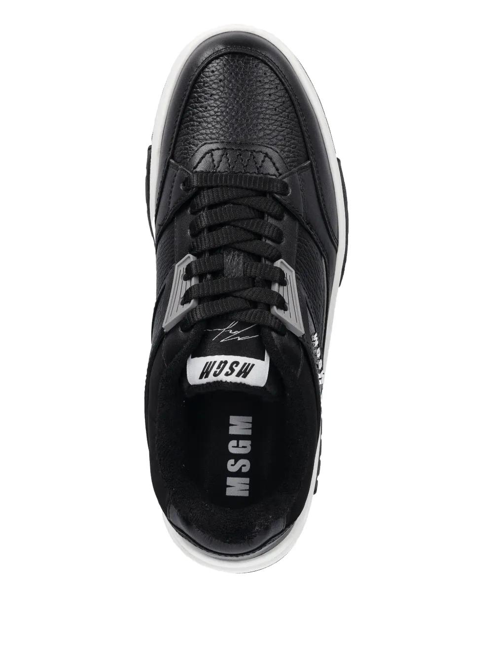 スニーカー MSGM RETRO LEATHER SNEAKER MSGM Low-top sneakers for Men | Online Sale up to 78% off