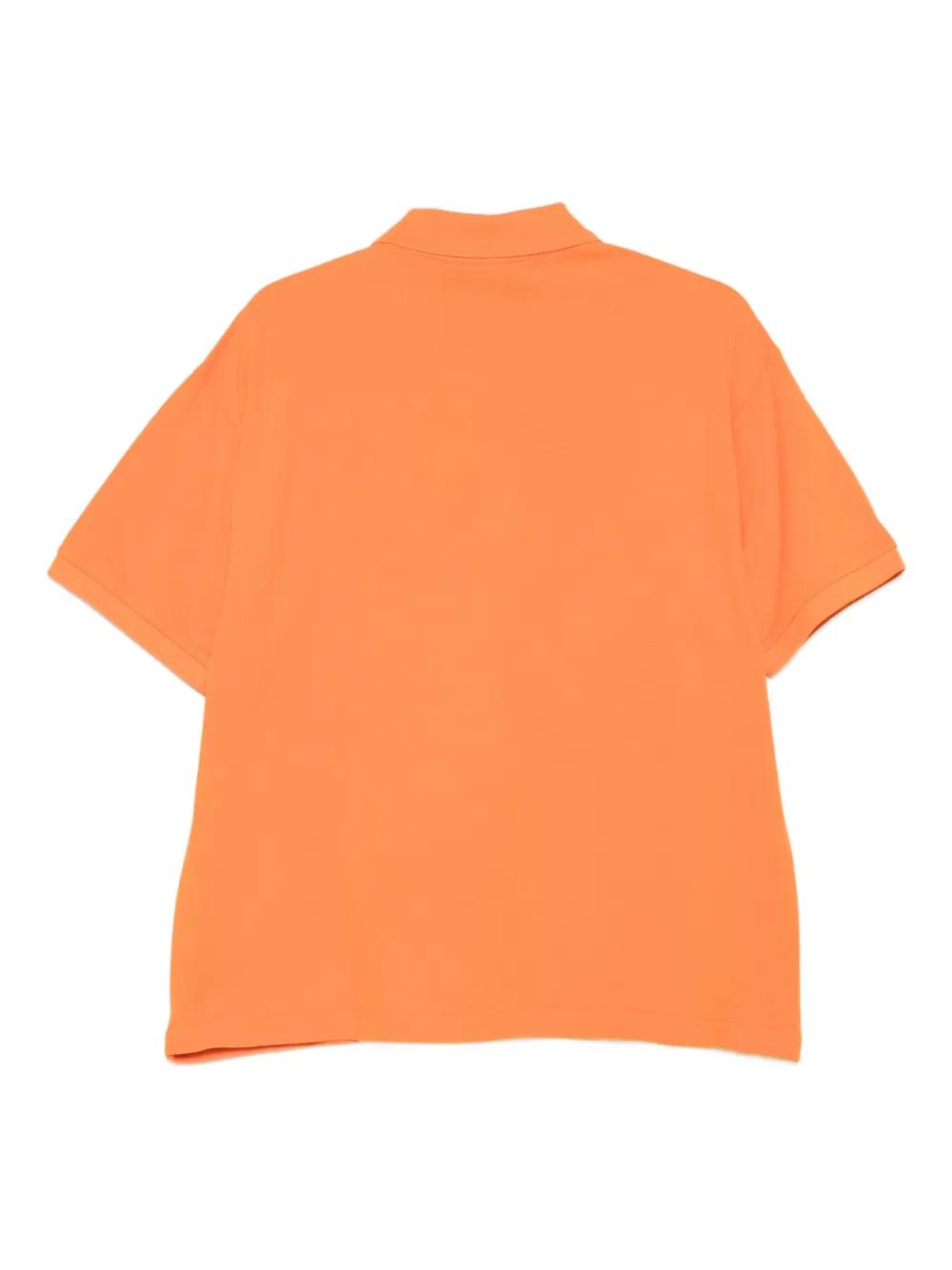 トップス Stussy Cable Short Sleeved Polo Orange M Stussy Cable Short Sleeved Polo Orange M（Stussy orange S