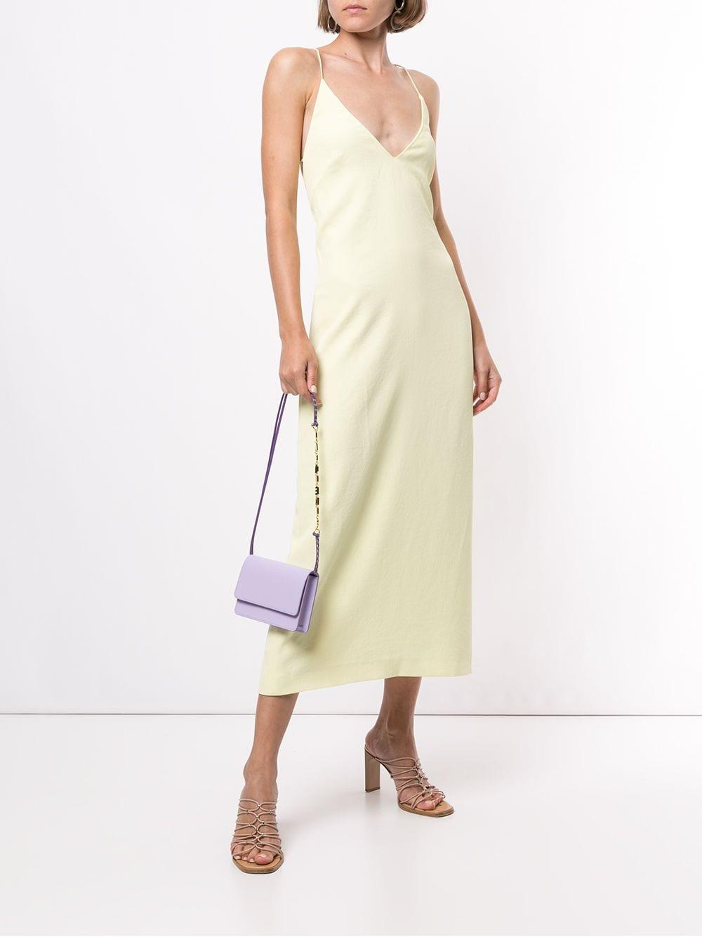 dion lee yellow dress