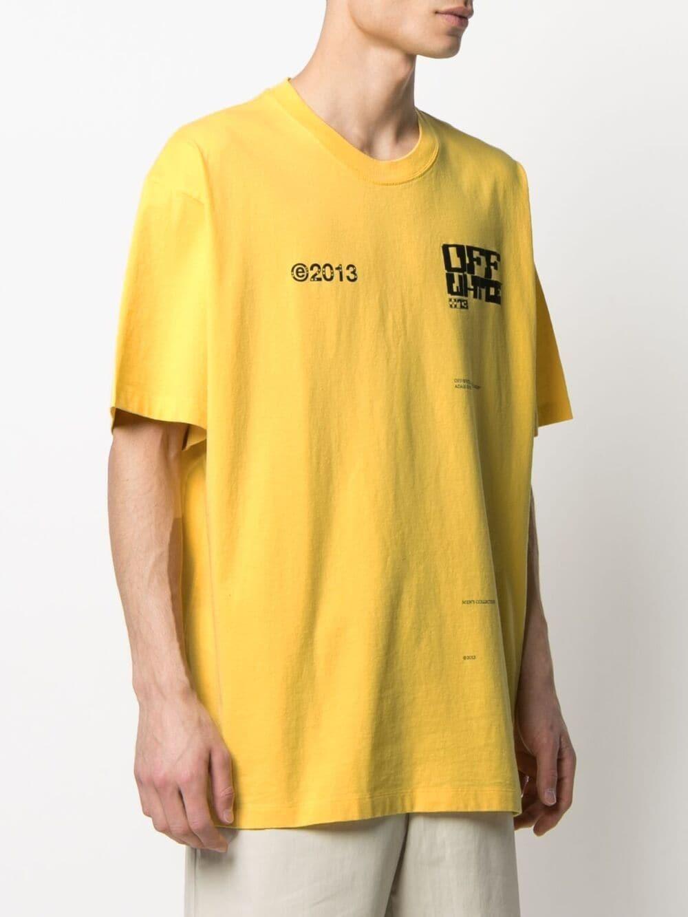 Off-White c/o Virgil Abloh Tech Marker Arrows T-shirt in Yellow