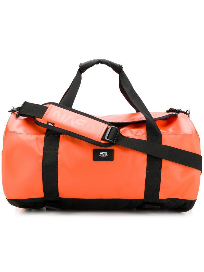 bolsas vans hombre naranja