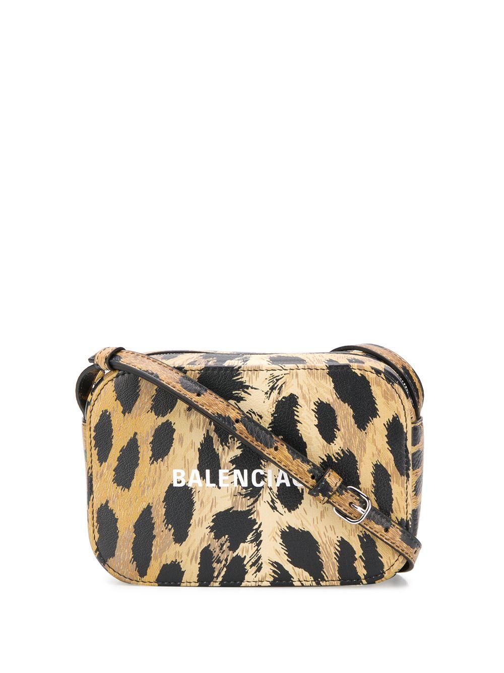Balenciaga Leopard Print Camera Bag | Lyst