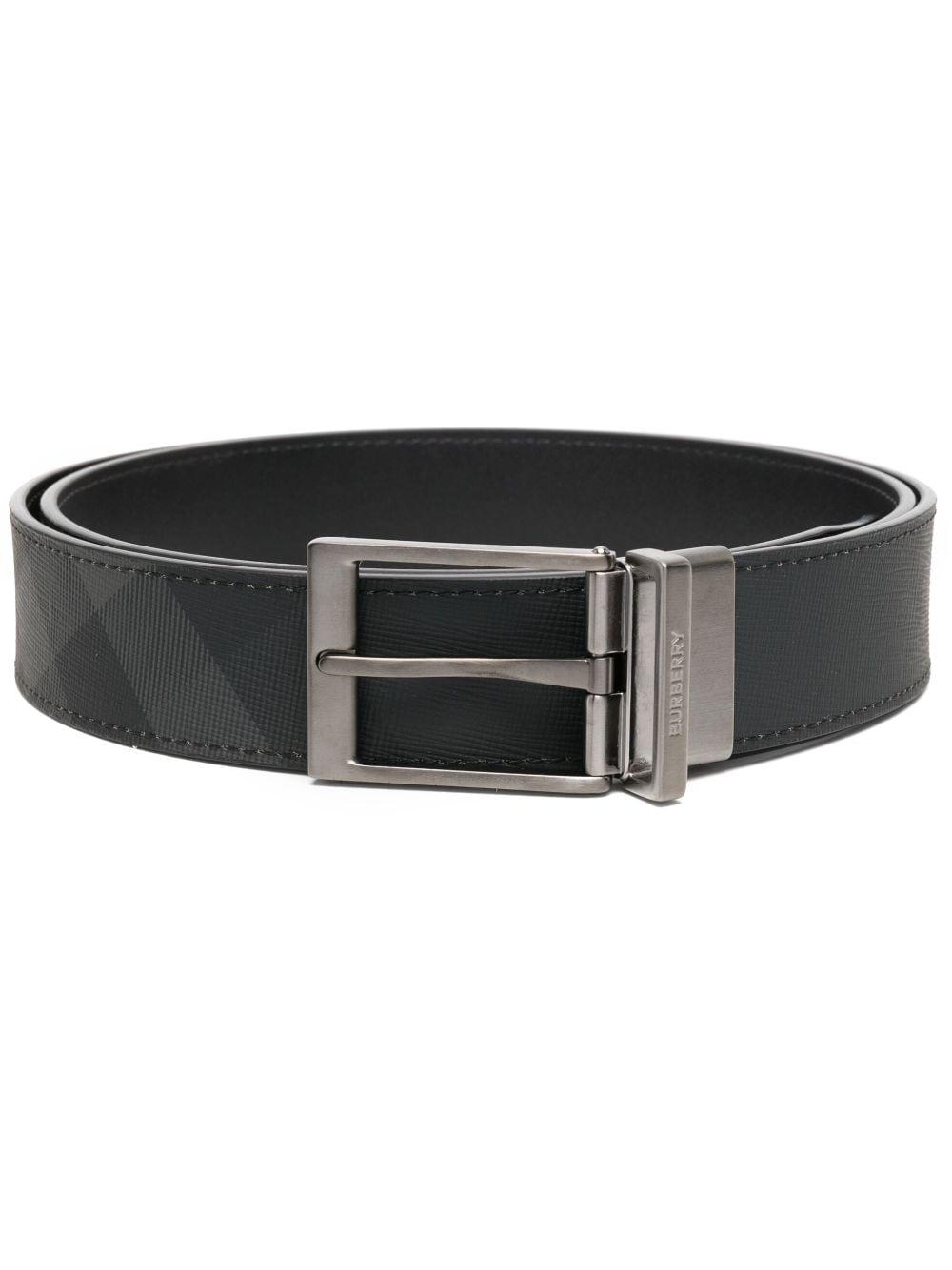 Burberry smoked check belt cheap