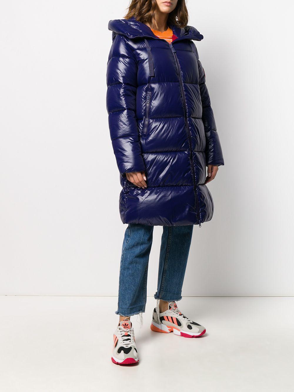 Save The Duck Synthetic Luck Padded Coat In Blue Lyst