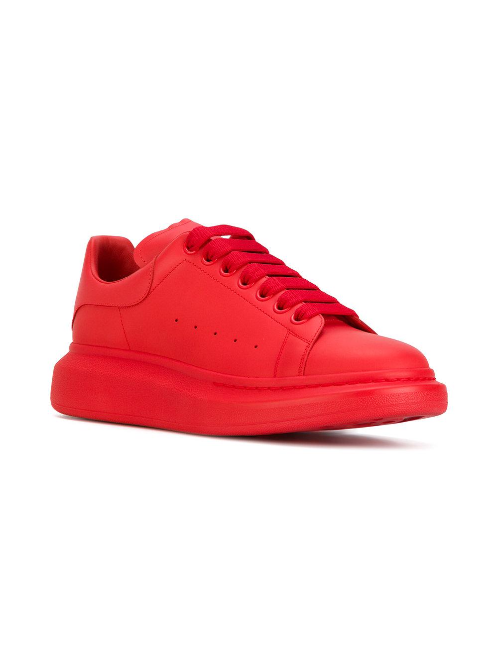 Alexander McQueen Red Sneakers for Men | Lyst