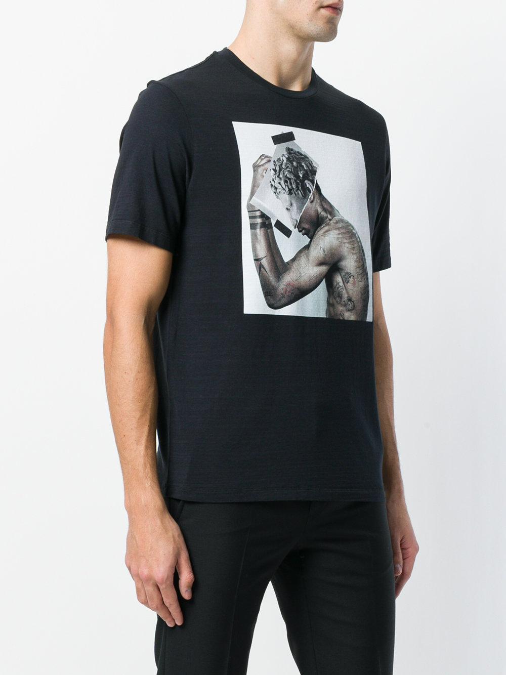 Lyst - Neil Barrett Printed T-shirt in Black for Men