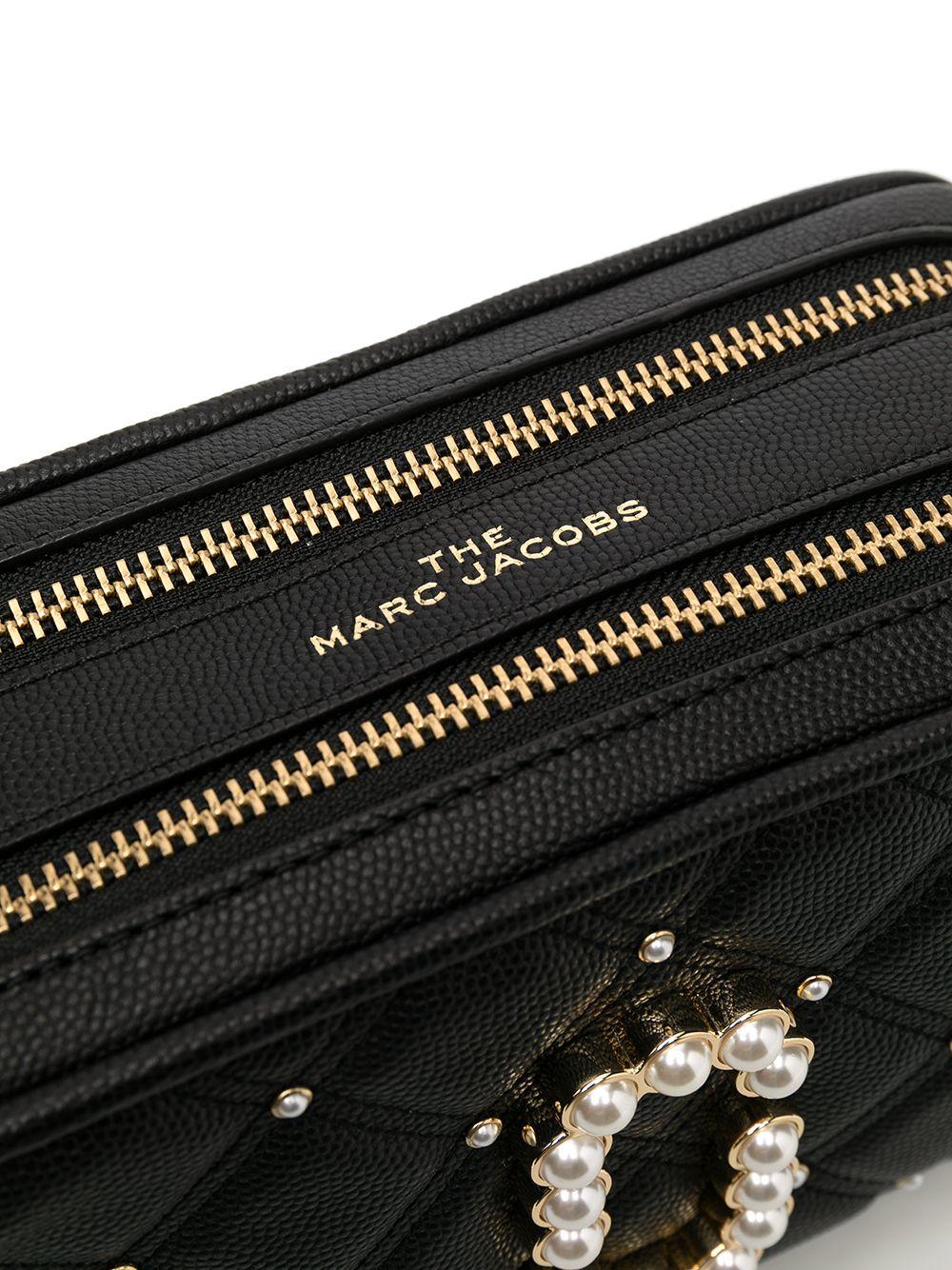 Snapshot crossbody bag Marc Jacobs Black in Suede - 31289654
