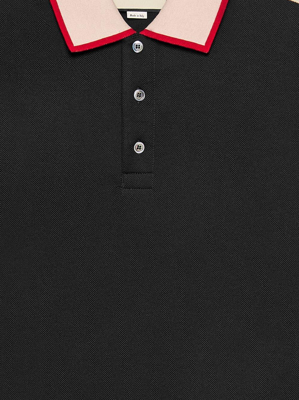 gucci ribbon polo