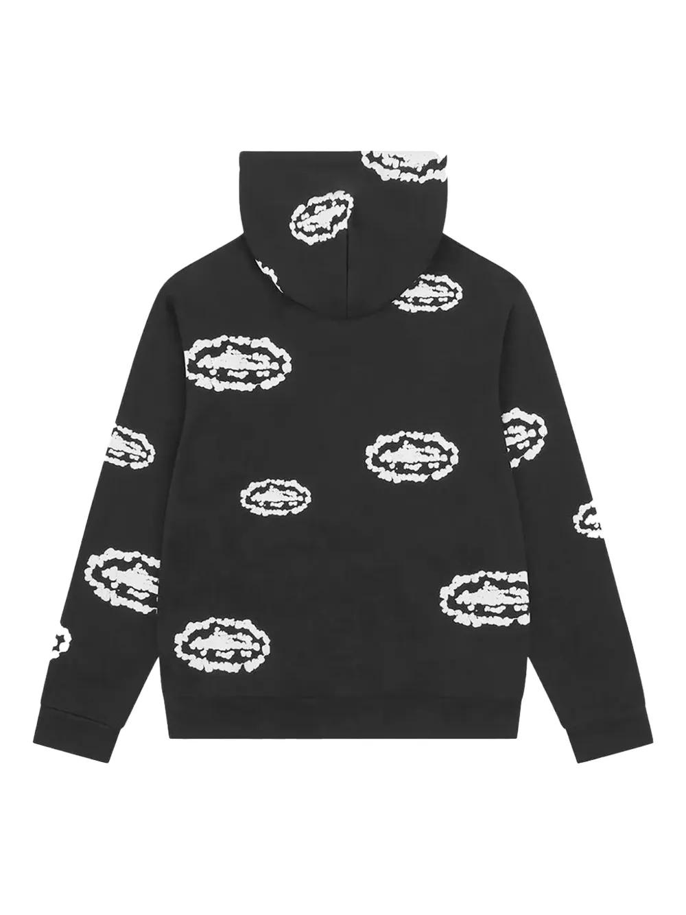 DENIM TEARS Xcorteiz Zip-Closure Hoodie in Black for Men | Lyst