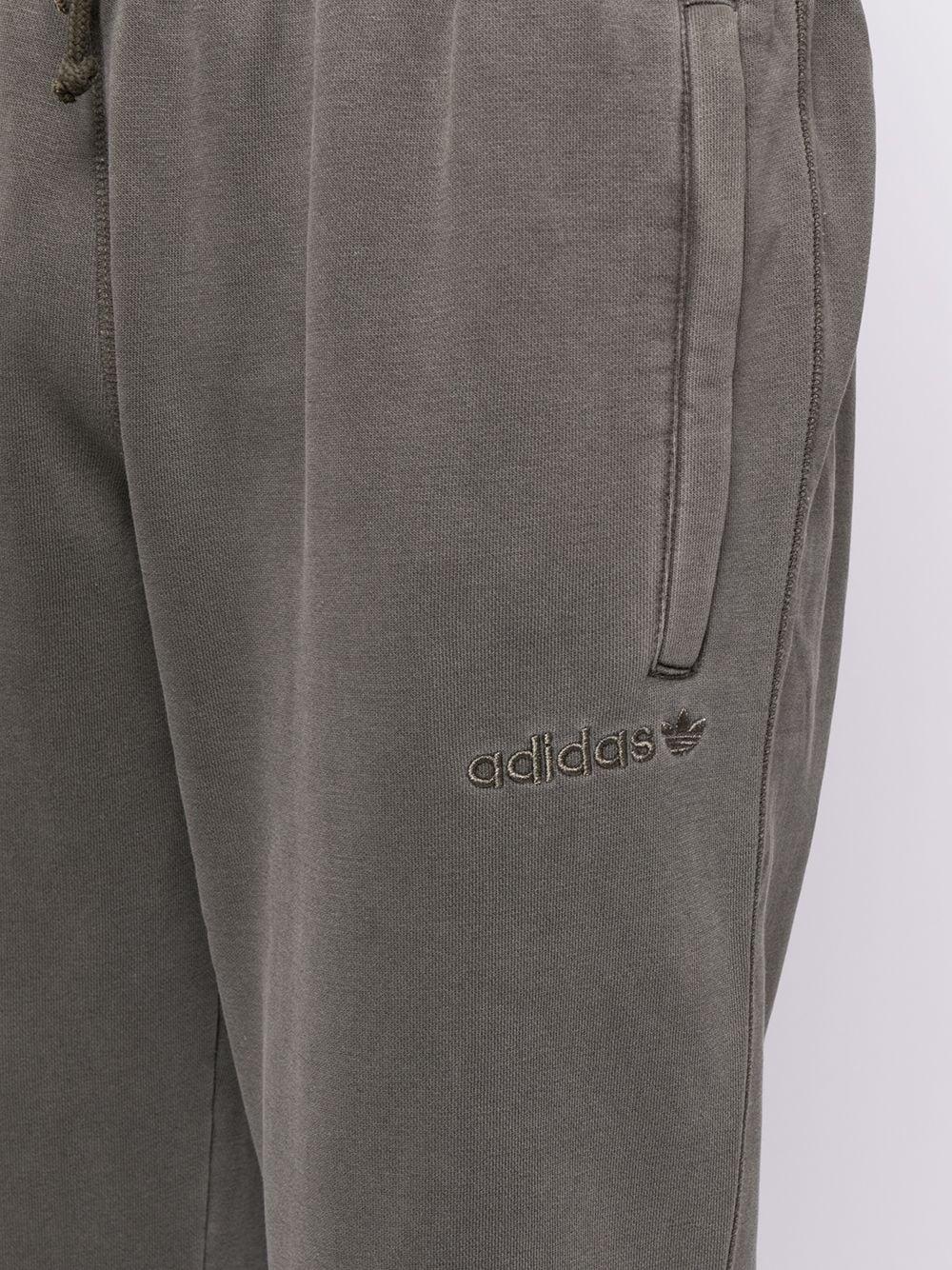 adidas Garment-dyed Fleece Track Pants in Green for Men | Lyst