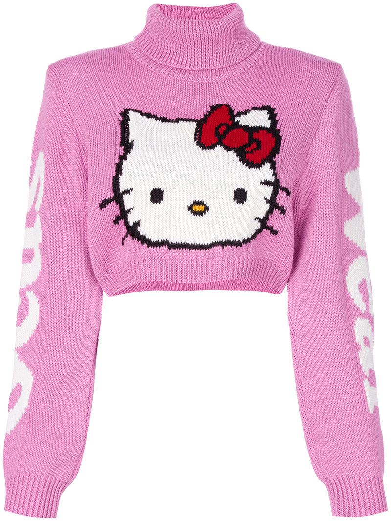 Gcds Hello Kitty Jumper in Pink | Lyst