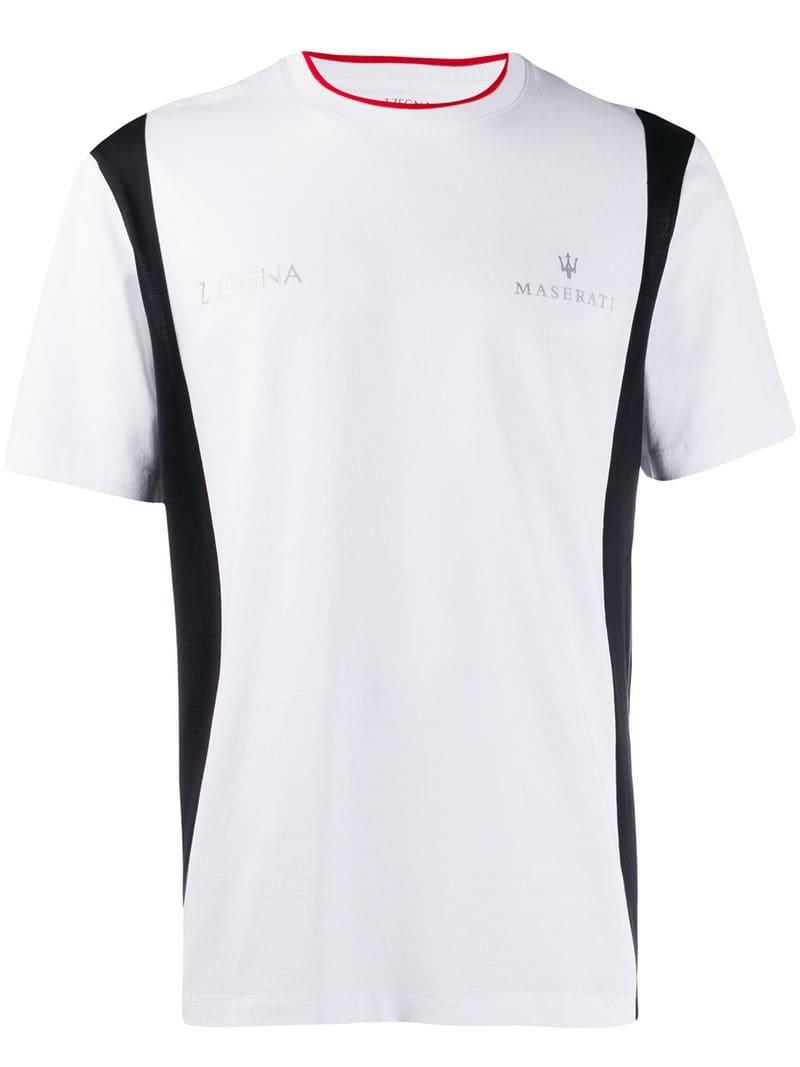 Z Zegna 'maserati' T-shirt in White for Men - Lyst