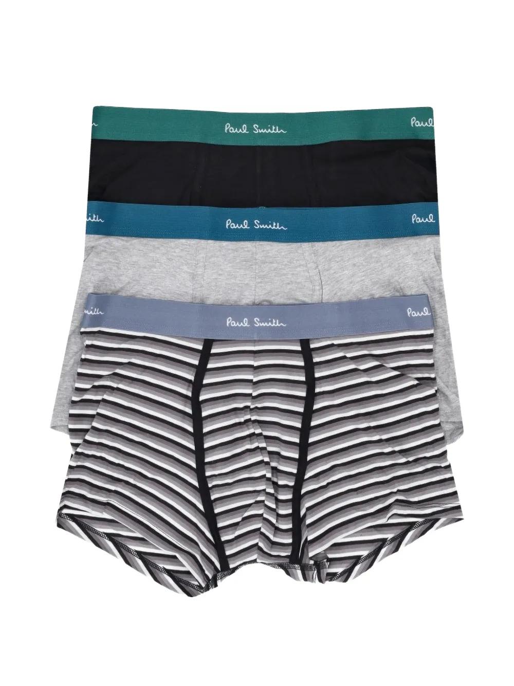 Paul Smith Set Di Tre Slip Con Logo
