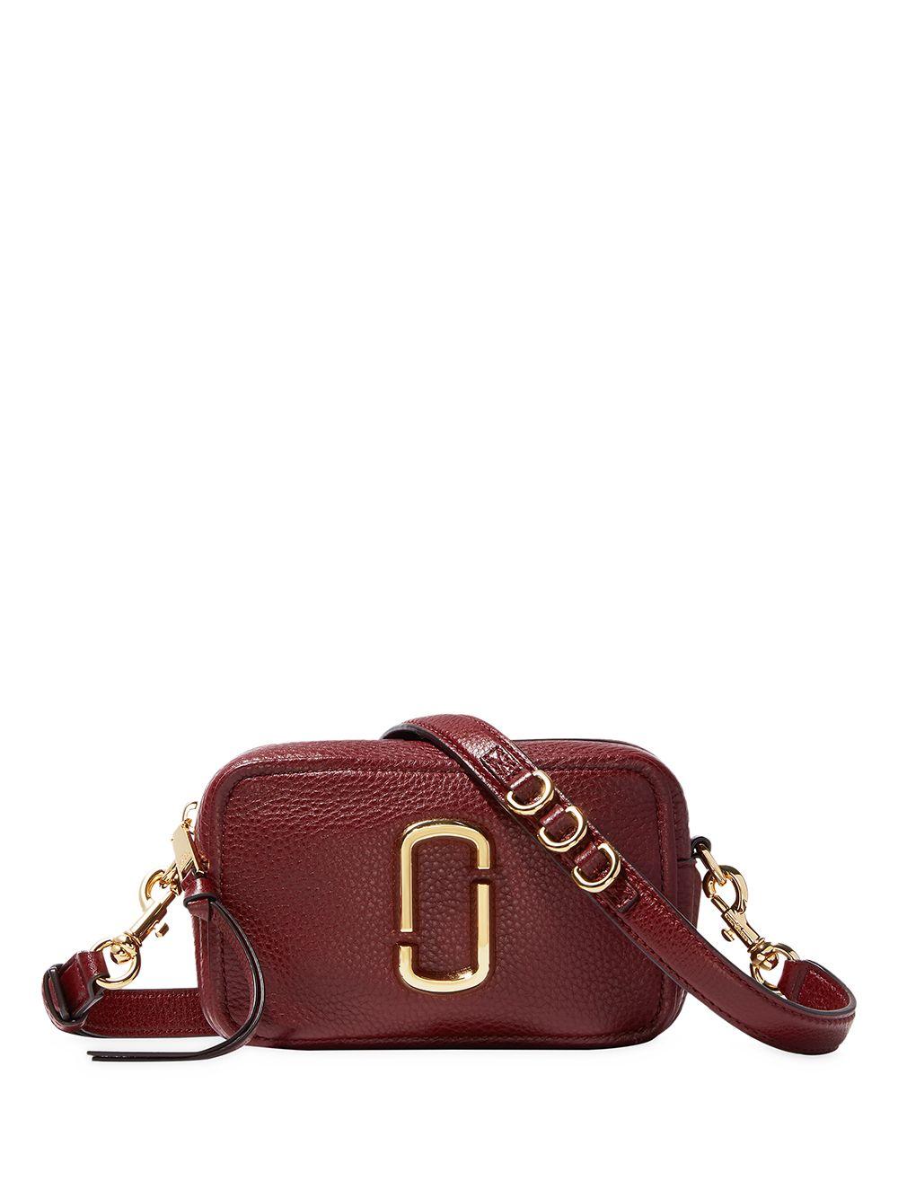 Marc Jacobs Leather The Softshot 17 Crossbody Bag in Red - Lyst