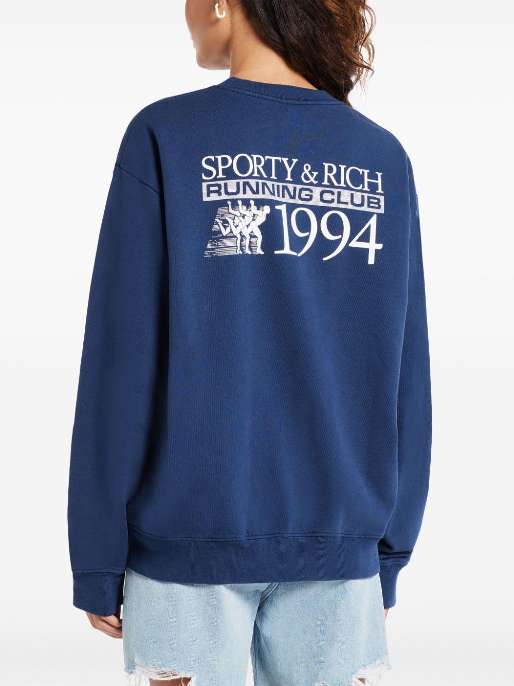 ◆送料・関税無料◆Sporty&Rich ロゴ入りスウェットシャツ 限定セール!!☆Sporty&Rich ロゴ入りスウェットシャツ 送関税込