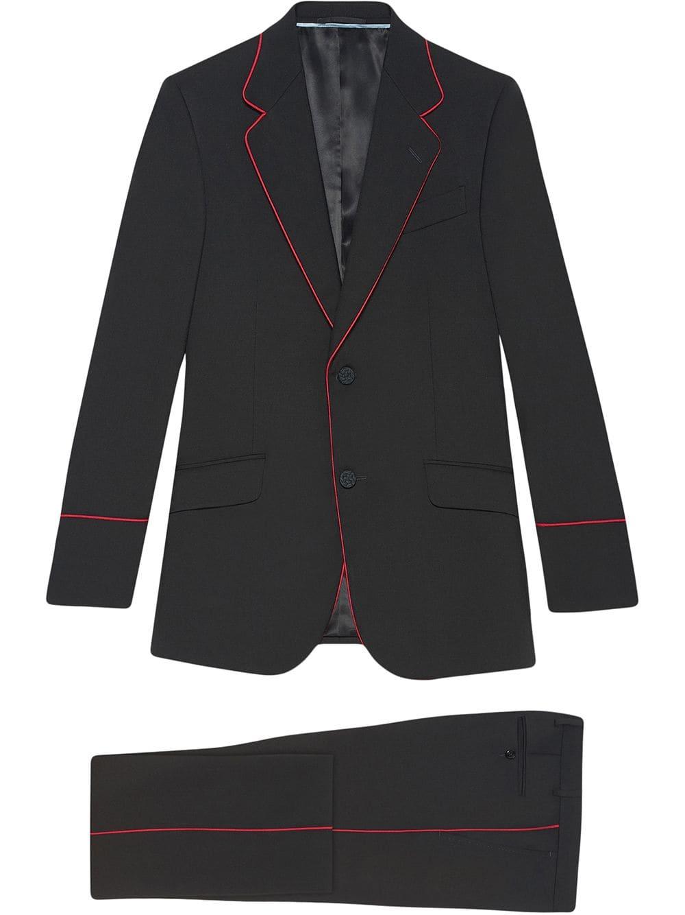 Gucci Canvas Heritage Tuxedo With Piping Black for Men - Lyst