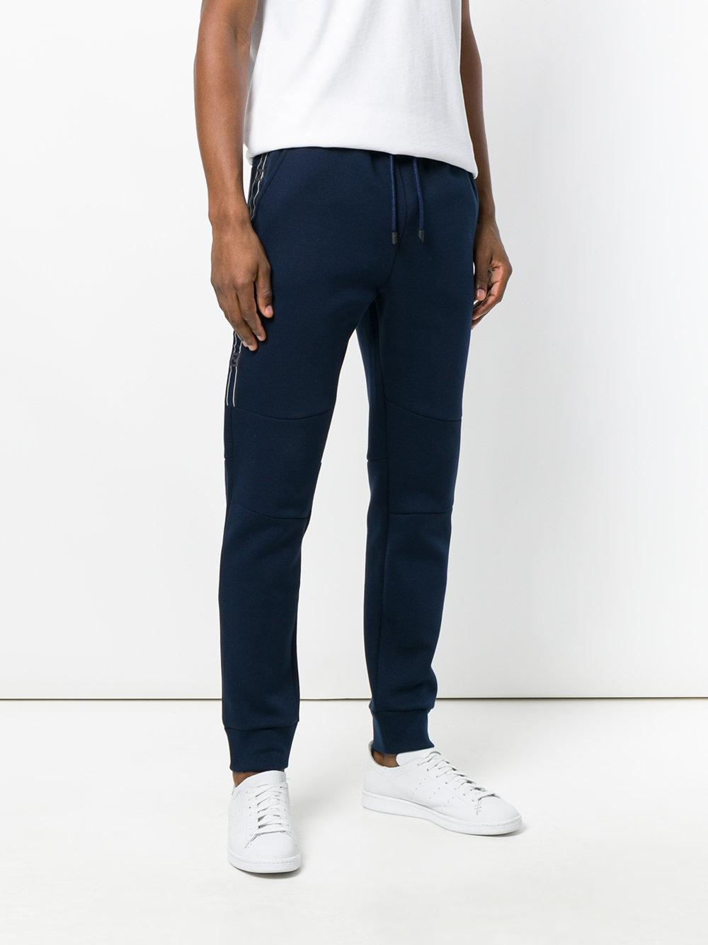 Fendi Cotton Classic Sweatpants in Blue for Men - Lyst