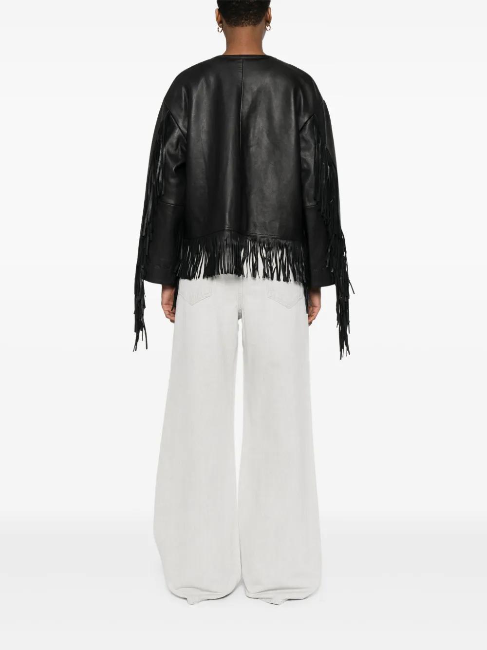 レザージャケット　BY MALENE BIRGER BY MALENE BIRGER Beatrisse leather jacket | Harvey Nichols