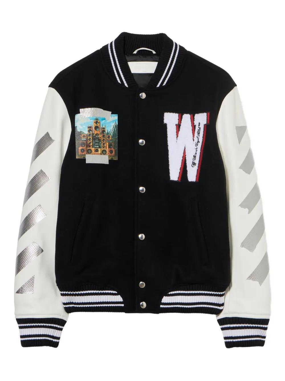 Designer Off White Varsity Jackets for Women Up to 70% off Lyst - Main Image