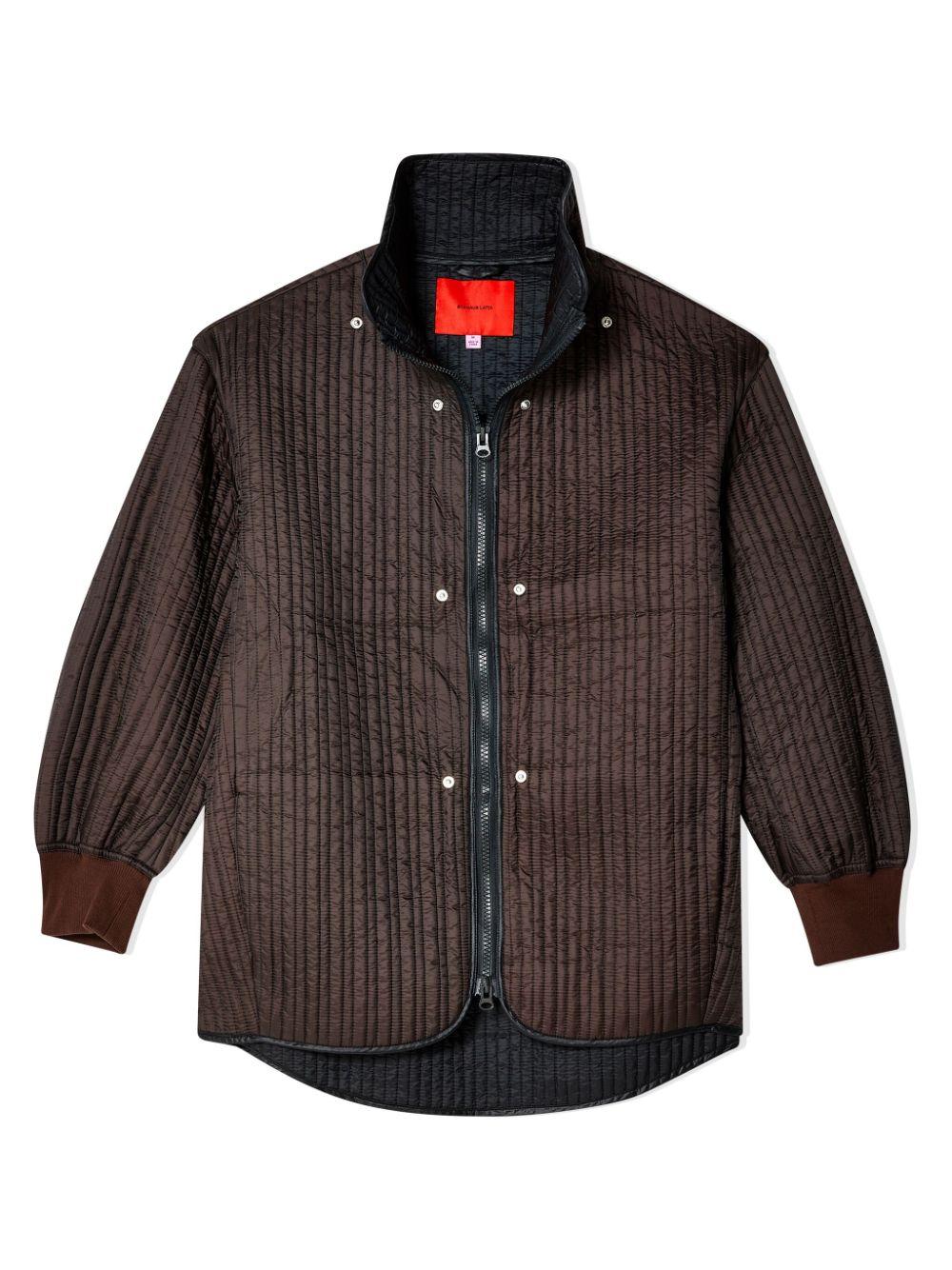 Eckhaus Latta ウールボンバージャケット Eckhaus Latta ウールボンバージャケット
