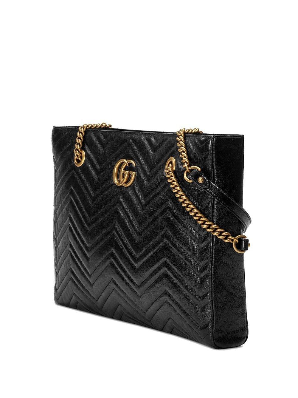 Gucci Black Gg Marmont Small Bag, $2,900, farfetch.com