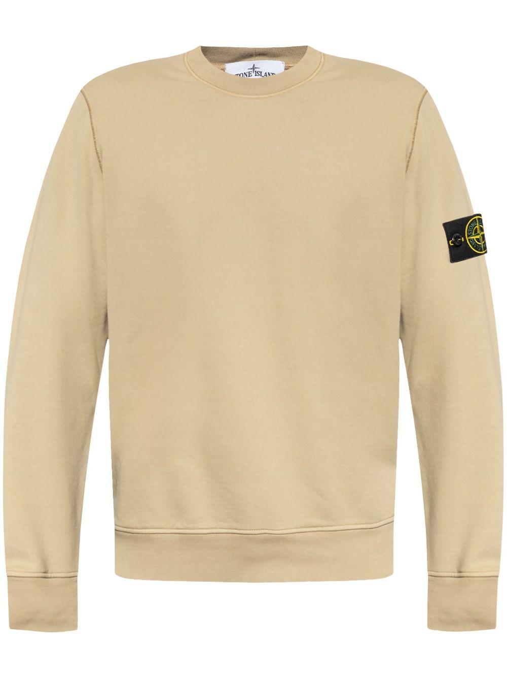 Stone Island メンズ ナチュラル ロゴパッチ セーター セーター & ニット