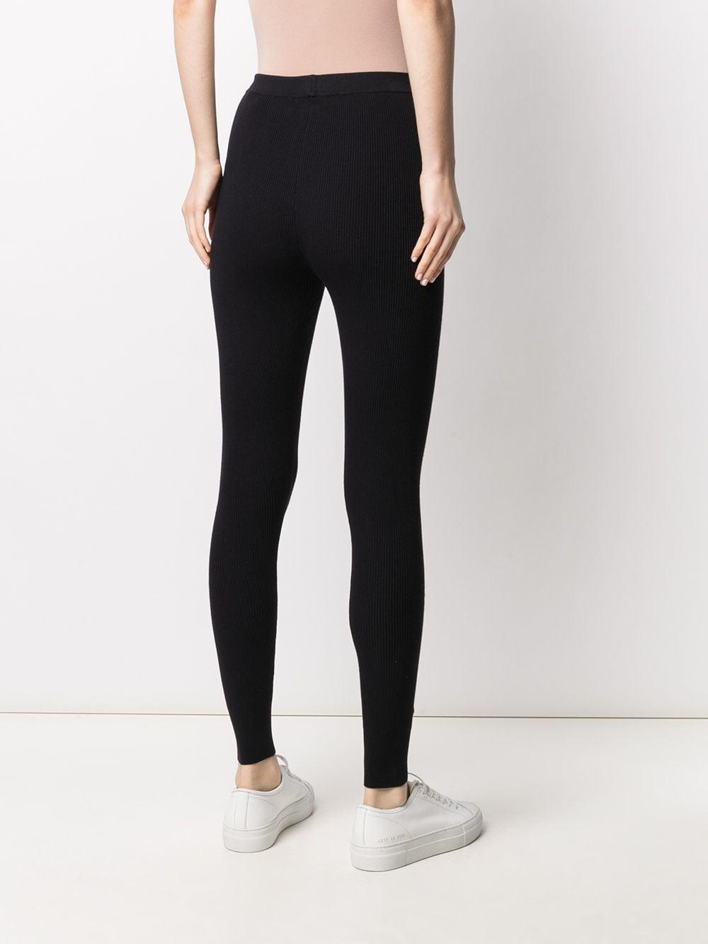 Sandro Logo-embroidered leggings in 