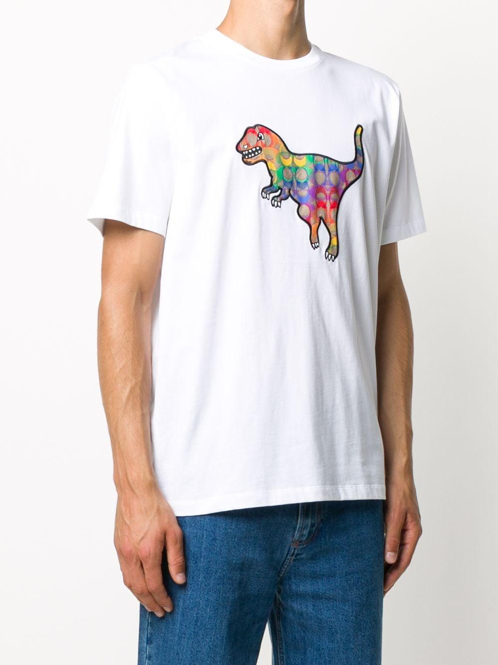 COACH Rainbow Signature Rexy T-shirt in White for Men | Lyst