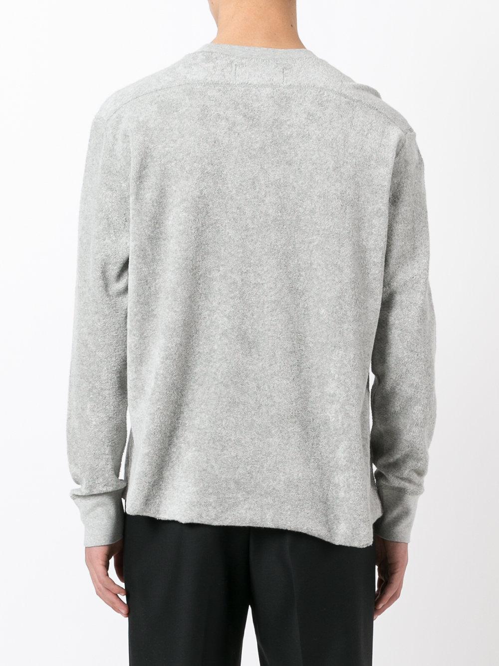 Our Legacy Cotton Crew Neck Sweatshirt in Grey (Grey) for Men Lyst