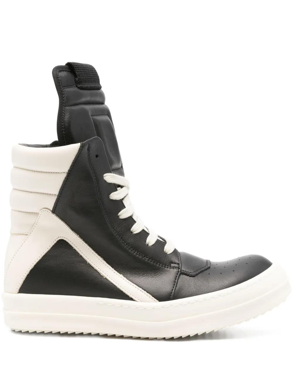 Rick Owens Geobasket ハイカットスニーカー ホワイト | Lyst