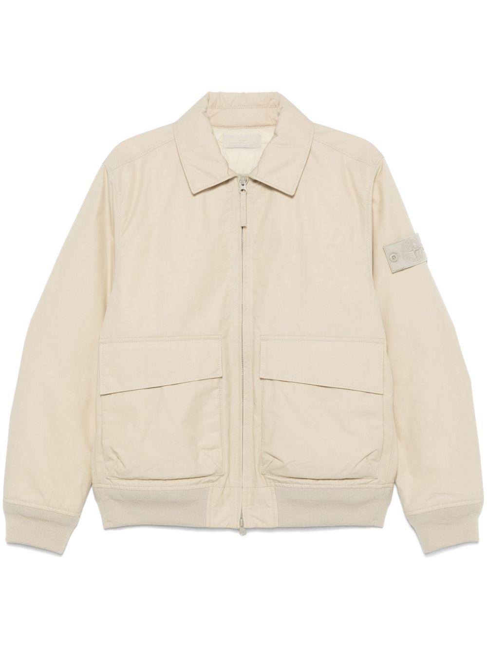 Stone Island メンズ ナチュラル コンパスバッジ ジャケット ジャケット