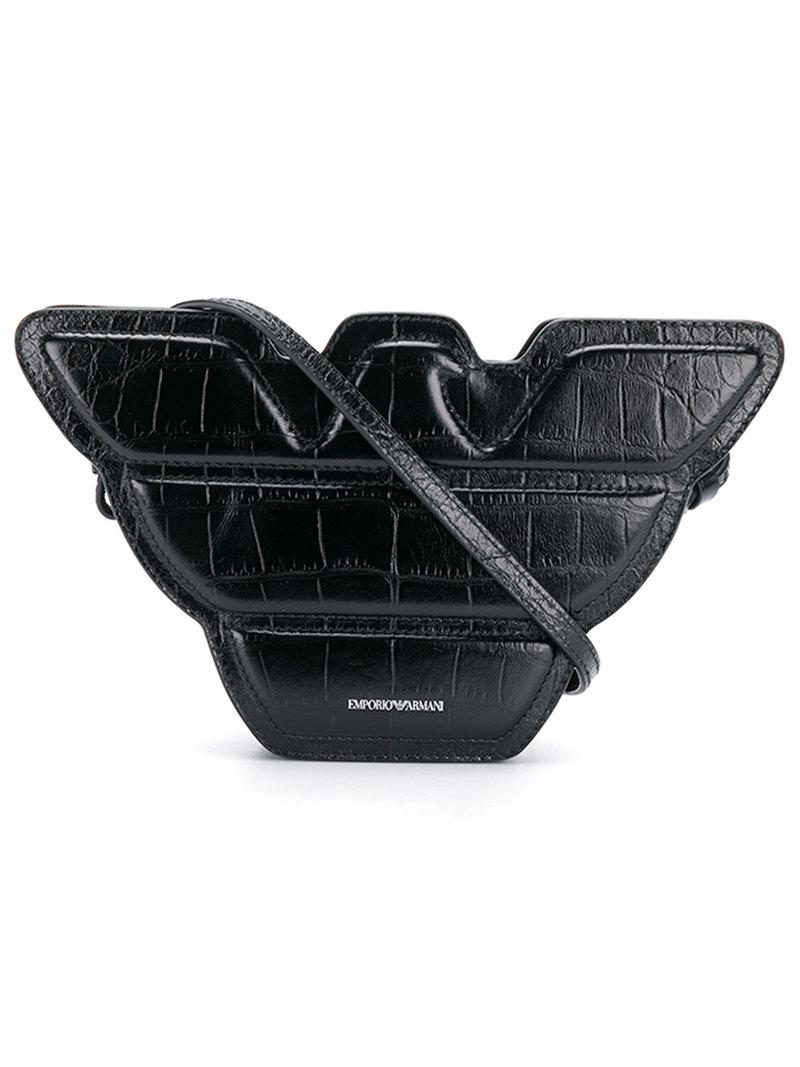 Emporio Armani Women's Crossbody Bag - Black - Shoulder Bags