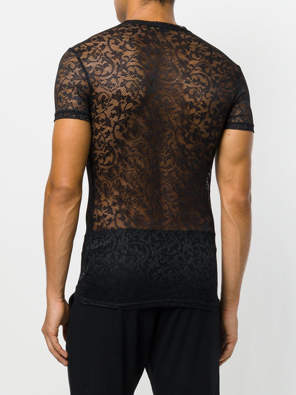 Versace mens lace shirt Clearance