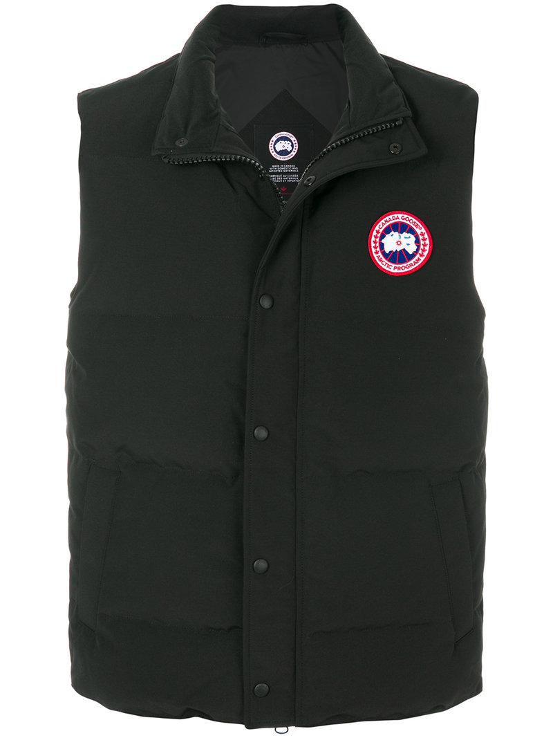 Canada Goose Goose Padded Sleeveless Jacket in Black for Men - Lyst