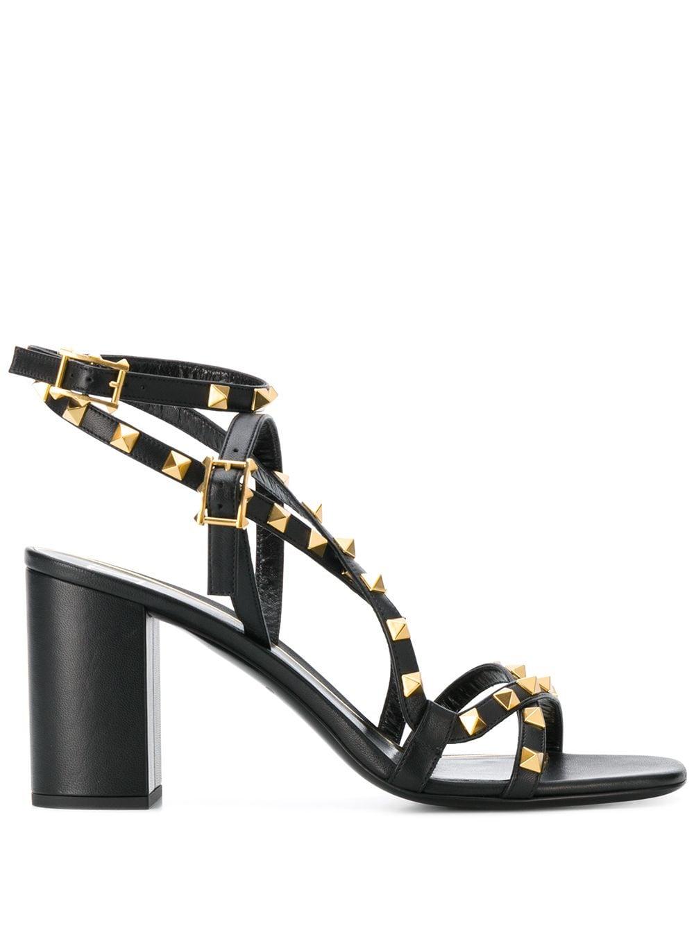 valentino rockstud flair sandals