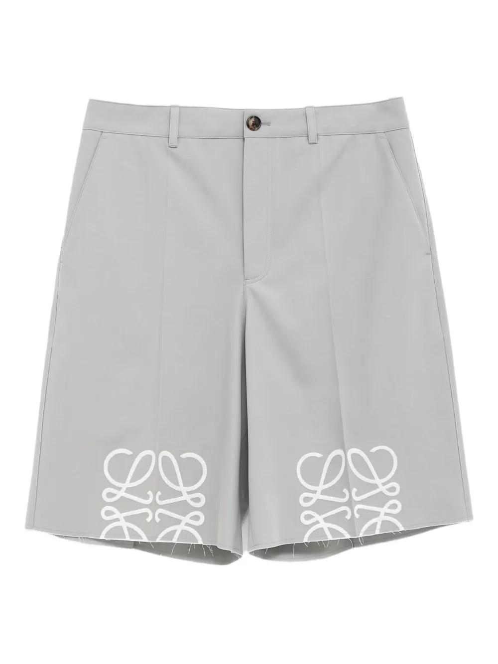 ショートパンツ Loewe White Leather Shorts ホワイト（白）系 LOEWE(ロエベ) ショートパンツ(レディース