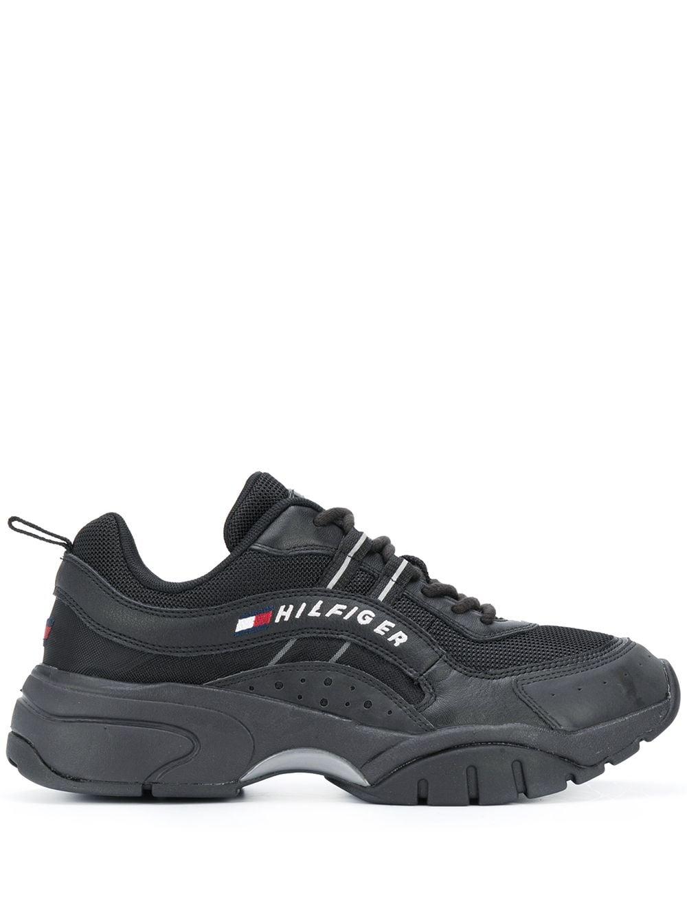 Tommy Hilfiger Heritage Chunky Sole Sneakers in Black for Men | Lyst