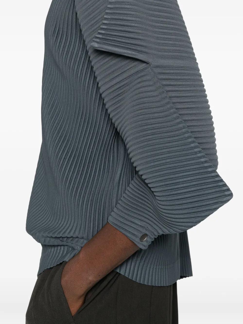 Homme Plissé Issey Miyake Angular Stone Jumper in Blue for Men