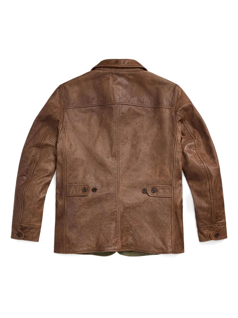 RRL Bradley Leather Jacket in Brown for Men | Lyst