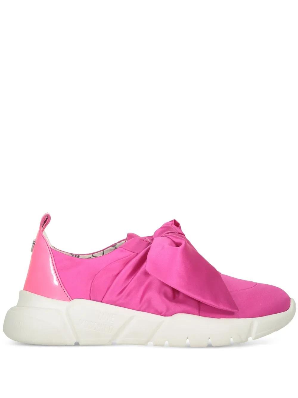 White Slip On Sneaker Schleife Puma Basket Heart Puma Schuhe Damen