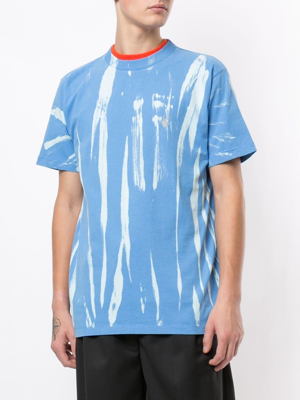 Off-White c/o Virgil Abloh Reflective Arrows Tie-dye T-shirt in Blue for  Men | Lyst