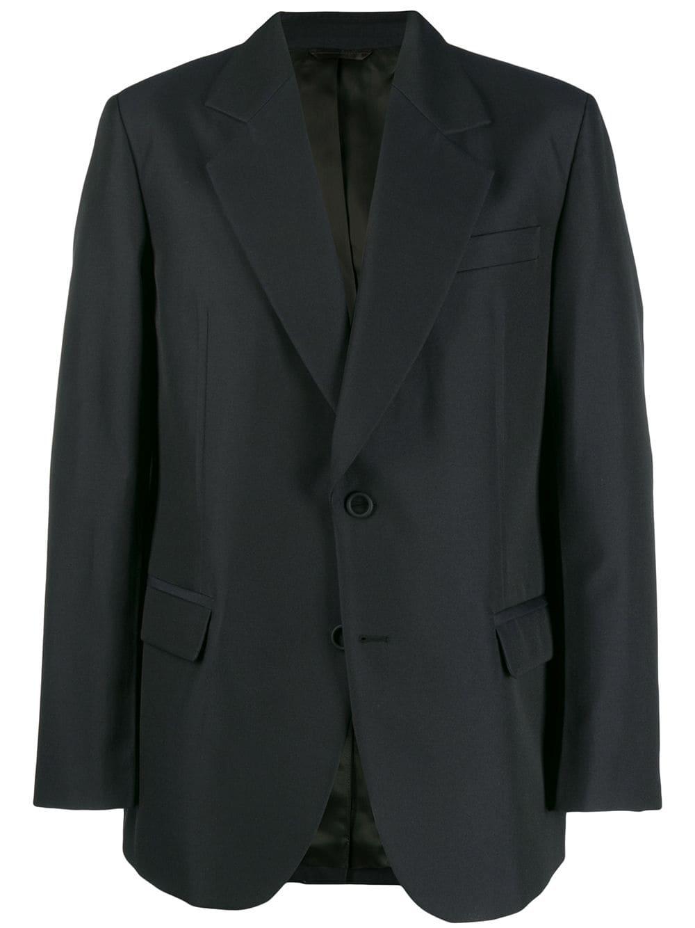 Acne Studios Cotton Classic Tailored Blazer in Black for Men - Lyst