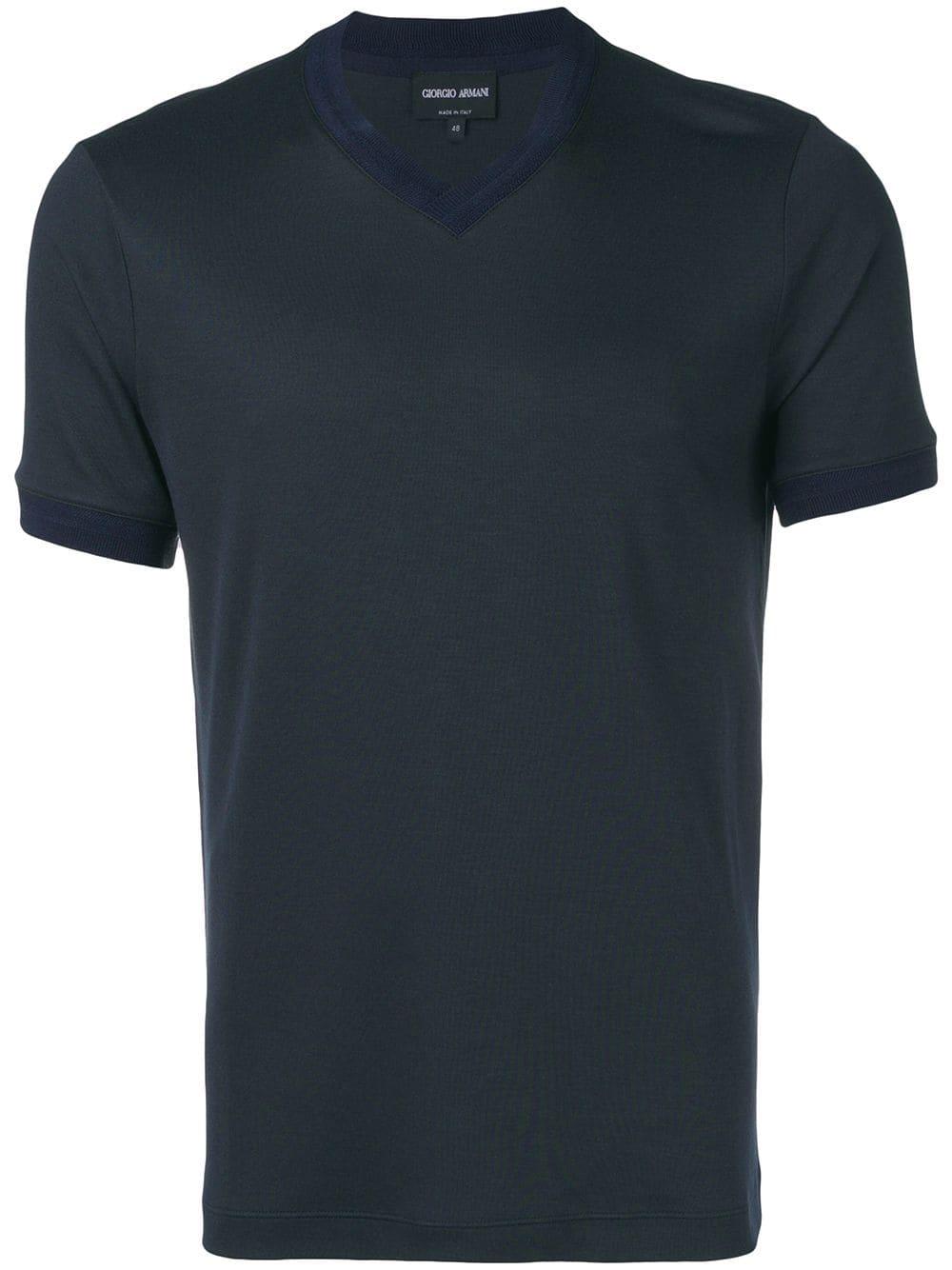 giorgio armani v neck t shirt