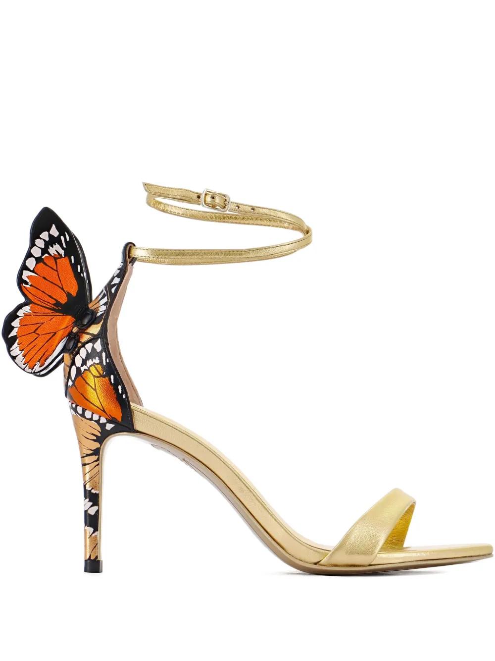 Sophia Webster 85Mm Chiara Sandals in Metallic Lyst UK