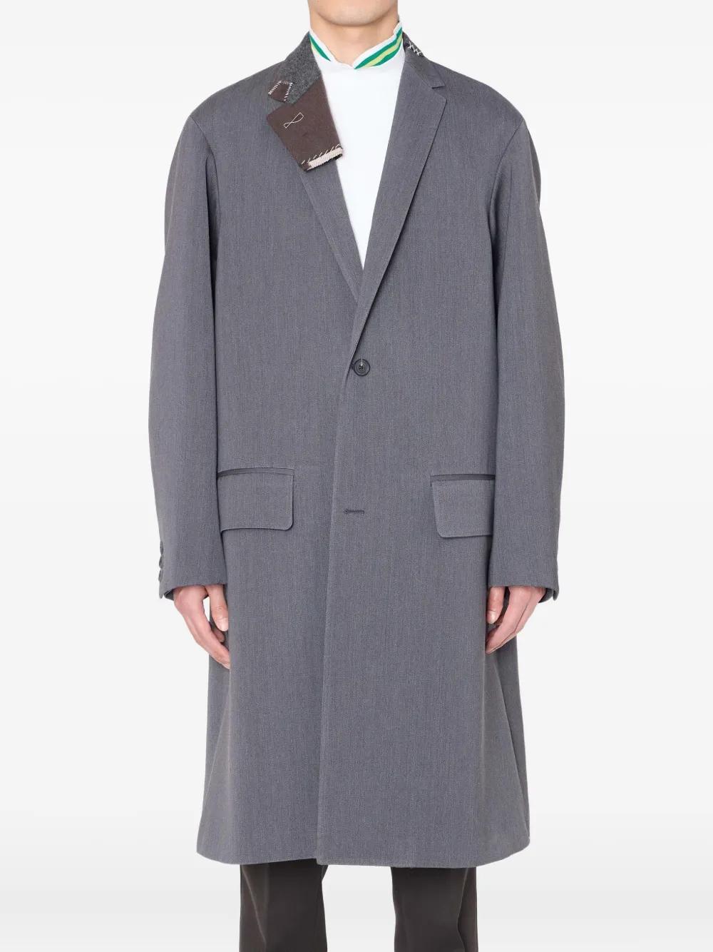 kolor BEACONカラー チェスターコート コーデュロイ ネイビー kolor