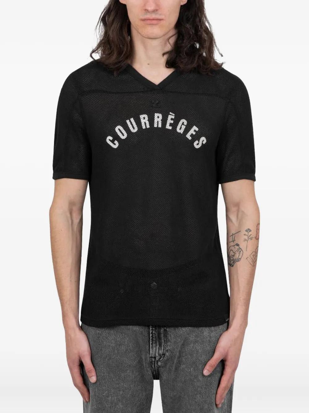 半袖Tシャツ　courreges クレージュ courreges Courreges Tシャツ 125JTS017JS0203
