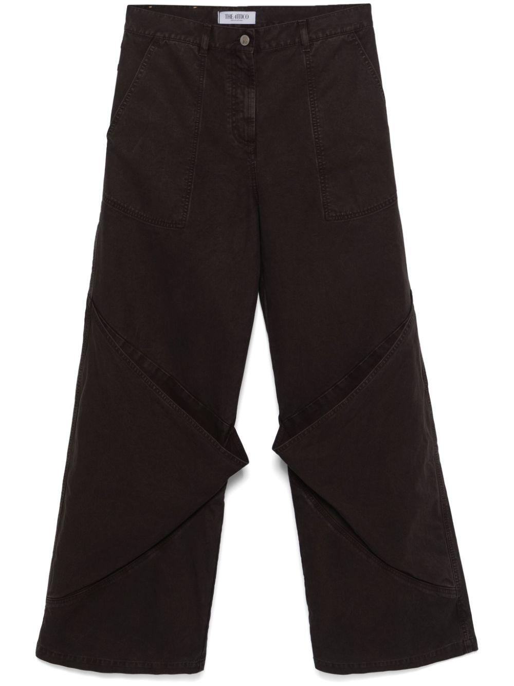 Yohji Yamamoto レディース ブラック ドローストリング パンツ Yohji Yamamoto レディース ブラック ドローストリング パンツ