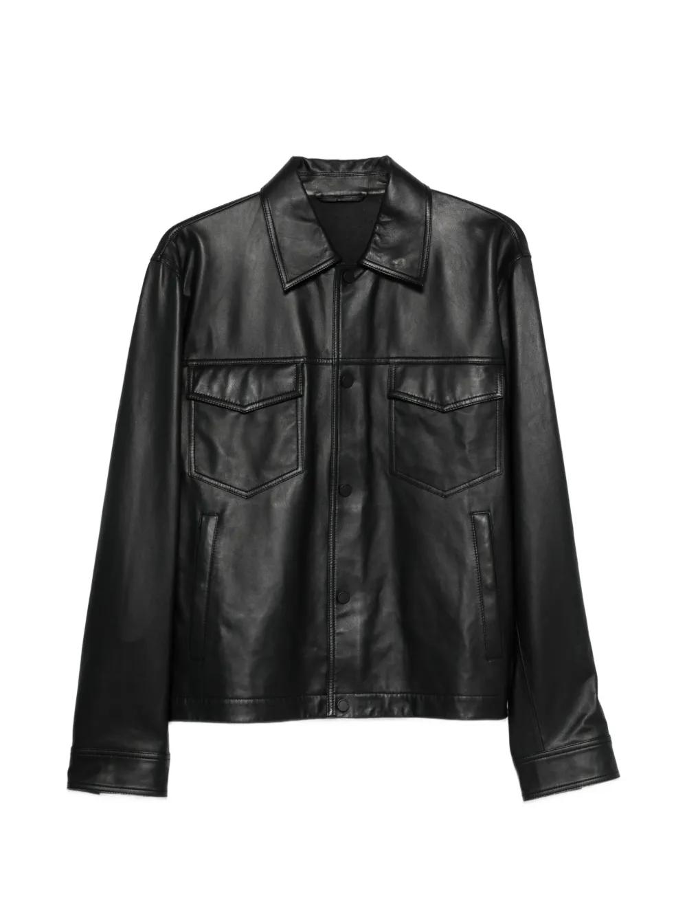 emporio-armani-black-Button-